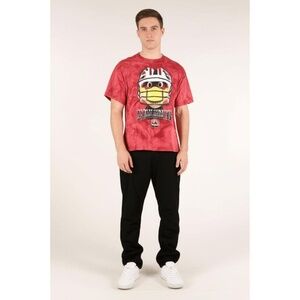 The Mountain T-Shirt Unisex Red Tie-Dye Gamecocks Mascot OHT Support Size S